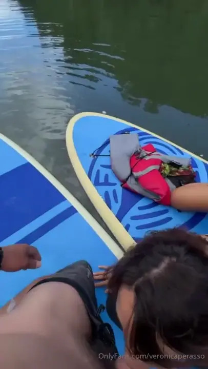 Veronica Perasso's Outdoor BJ On The Lake