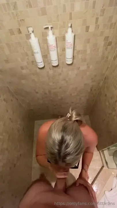 LilTinsss' Steamy Shower Pounding Session