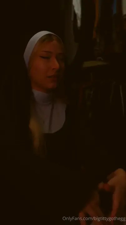 Nun BigTittyGothEgg Blows & Rides A Dildo - ePornLeak