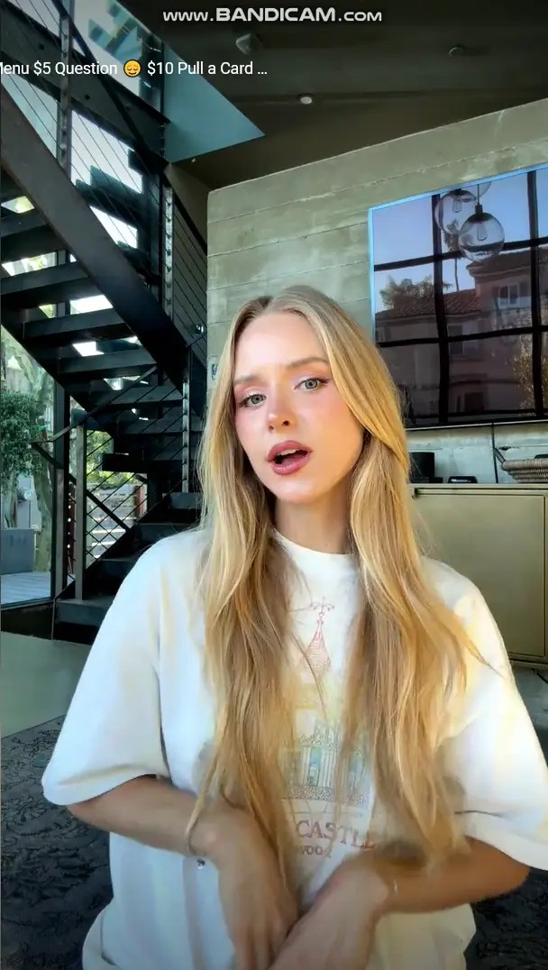 Caroline Zalog 8th September Livestream Video Leaked