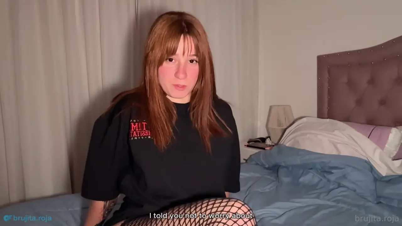 Brujita Roja Takes And Rides A Fat Cock