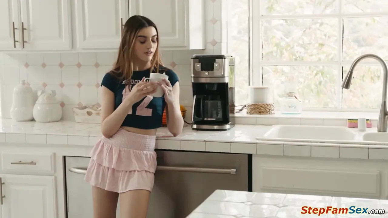 Stepdad Caught Julia James Masturbating