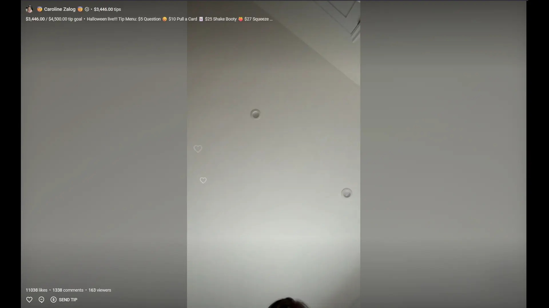 Caroline Zalog Halloween 2025 Livestream Video Leaked