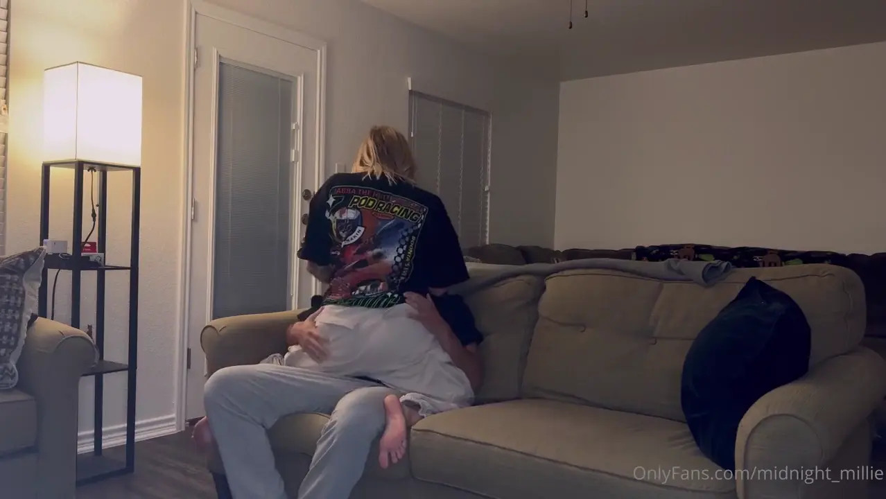 Midnight Millie Rides And Grinds On 2 Cocks