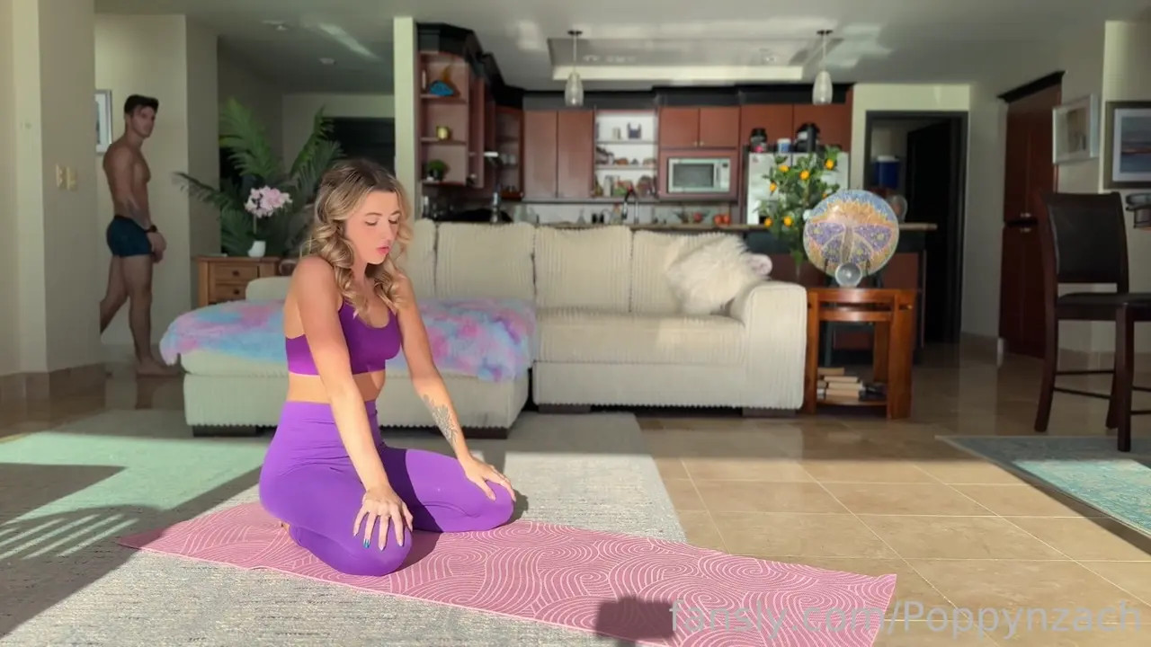 Poppynzach Rides A Cock After Yoga