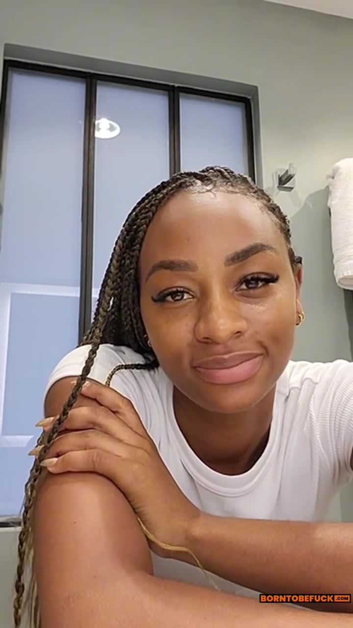 Malia Lenoir Big Tit Ebony Nude in Shower Video Leaks